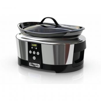 CrockPot SCCPBPP605 - Olla de Cocción Lenta Digital con Capacidad de 5,7 Litros, Apta para Lavavajillas