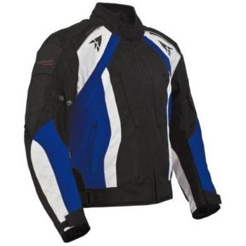 Roleff Racewear 2035 Rhodos Chaqueta de Motorista, Tamaño XL, Negro/Azul