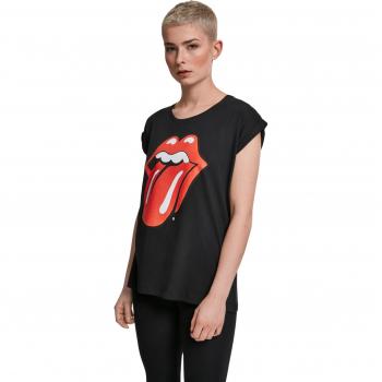 Merchcode Women's Plus Size Rolling Stones Tongue T-Shirt