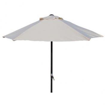 Parasol aluminio arena 200 cm tubo 32 mm con manivela