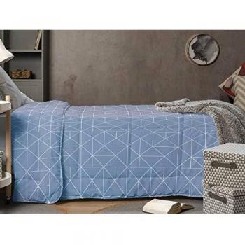 Icelands - Nórdico Estampado Prisma - 235x270 cm - Cama 150 Extra Larga - Color Azul