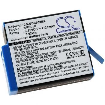 Batería recargable de 1720 mAh para cámara deportiva GoPro Hero 9
