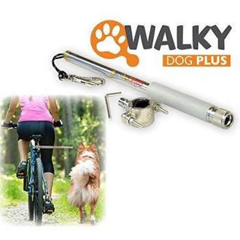 WalkyDog Plus Correa de Acero Inoxidable para Paseo en Bicicleta con Perros, Medidas Aproximadas 11.8 x 42.8 x 4.6 cm