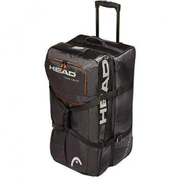 Head - Bolsa de Viaje Tour Team Unisex para Adulto, Color Negro y Plateado, Talla única