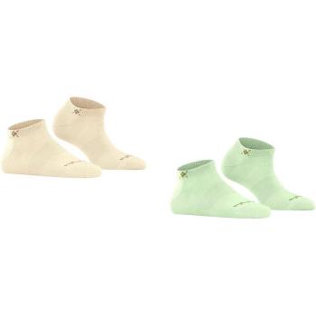 Pack de dos calcetines tobilleros de mujer Burlington lisos