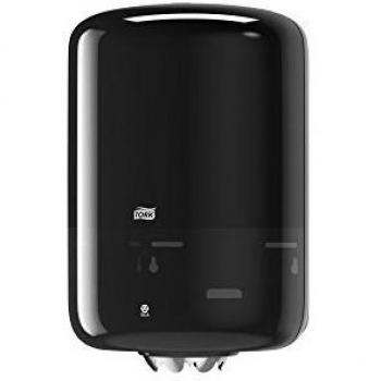 Tork 559008 Dispensador de alimentación central Elevation, Soporte de papel mecha compatible con el sistema M2, Negro
