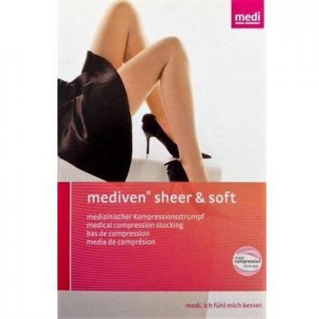 Mediven Sheer & Soft K1 Medias Compresivas 433 Talla 4 Beige 1 Par