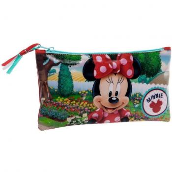 Disney Minnie Garden Neceser de Viaje, 0.76 Litros, Color Rojo
