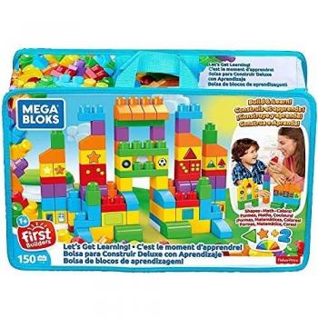 Mega Bloks Juego de bloques de construcción bebé 1 año Construye y Aprende