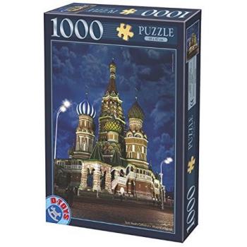Puzzle 1000 piezas D-Toys - Catedral de San Basilio, Moscú