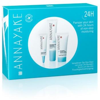 ANNAYAKE 24H Kit: incluye suero hidratante de 15 ml, crema hidratante para el rostro de 15 ml y tratamiento para el área de los ojos de 7 ml
