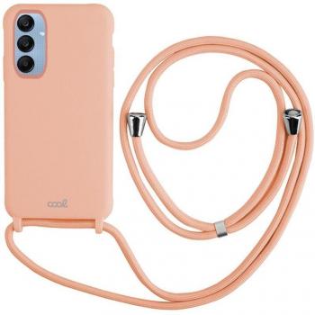 Funda Cool con Cordón Liso Rosa para Samsung A256 Galaxy A25 5G