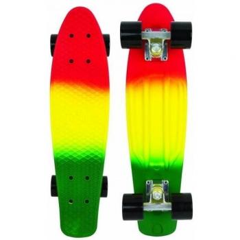 Coolshoe Cool Cruiser Skateboard 22'' - Rasta- O9SKA001-PK