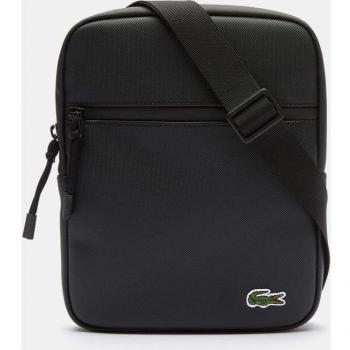 Lacoste Crossover Flat Bag NH3308LV Black PVC 20x25.5x4 cm