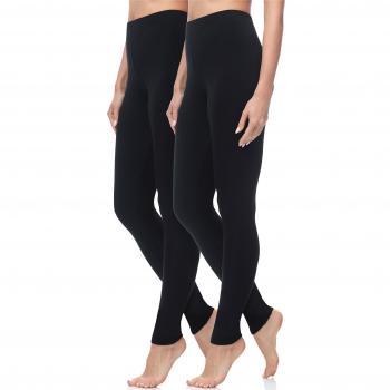 Merry Style Lote de 2 Leggins Largos Mallas Deportivas Mujer MS10-143