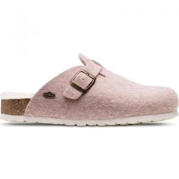 ZUECO MUJER FELIZ CAMINAR DOMUS ROSA - Calzado de casa, color rosa, diseño cómodo y ligero, ideal para uso en interiores