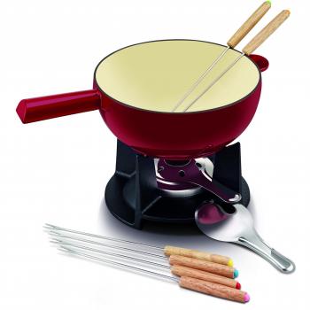 Beka Belledone Fondue de Queso, Hierro Fundido, Rojo, 20 cm