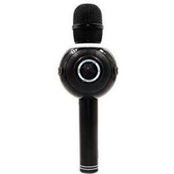 Icon Singer Pro Party - Micrófono Inalámbrico de Karaoke con Bluetooth, Efectos de Sonido, Luces LED Multicolor - Compatible con Android e IOS - Incluye Batería
