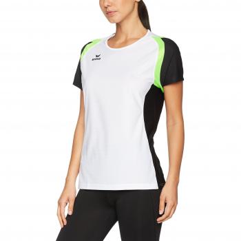 Erima Razor 2.0 – Camiseta para mujer, todo el año, mujer, color Blanco - Weiß/Schwarz/Green Gecko, tamaño 42 [DE 40]