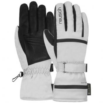 Guantes de esquí Reusch Alessia Gore-Tex, impermeables, transpirables, con aislamiento térmico, palma de cuero sintético, ajuste ceñido en muñeca
