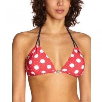 Banana Moon - Parte superior del bikini para mujer, talla 36, color blanco