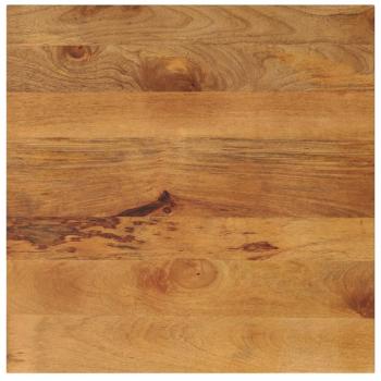 Tablero de mesa cuadrado 70x70x2,5 cm de madera maciza de mango