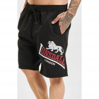 Pantalones cortos Lonsdale Atlow Negro Rojo Blanco XXL