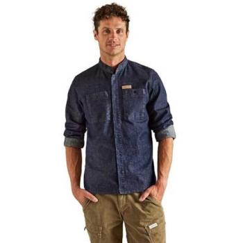 Maloja DolfM. Camisa de manga larga para hombre, 100% algodón, diseño floral, ajuste regular, transpirable y ligero