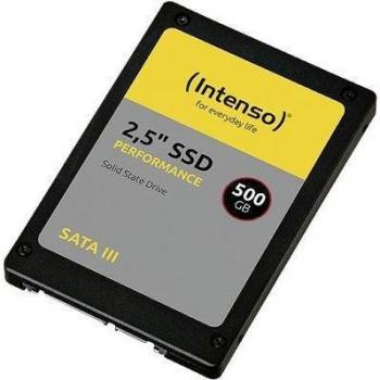 Intenso SSD Interno de 500GB SATA III Performance 2.5 - Alta Velocidad y Eficiencia