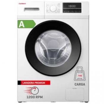 Lavadora Carga Frontal Corberó CLT712VIN 7 Kg 1200 Rpm Motor Inverter 16 Programas Vapor Antialérgico Inicio Diferido 3-24h Lavado Rápido 15-