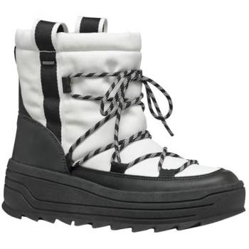 Botas de invierno Geox Milleiny ABX mujer blanco puro y negro - 37