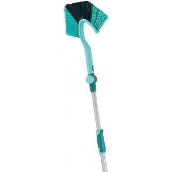 Leifheit Dusty Telescopic Duster with Click System, Adjustable Pole 140-220 cm