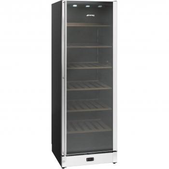 Smeg - Vinoteca Scv1151, 115 Botellas, 185X60X55Cm, Electronica, Inox-Cristal, Apertura Derecha
