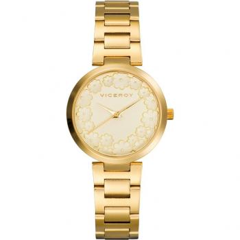 Reloj Viceroy Chic 3 agujas de acero con IP dorado
