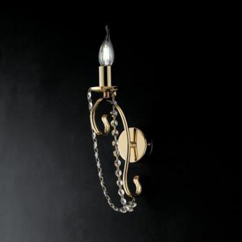 Aplique Shabby Chic Magda Oro 1 Luz E14