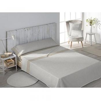 Stilia Juego 3 Piezas, Sábana Bajera, Encimera y Funda de Almohada, Messer