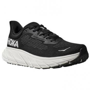 Hoka Women's Arahi 7 Road Running Shoes, Size UK 7, Colour Black/White