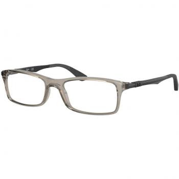 Ray-Ban RX7017 8059 Men's Eyeglasses Grey Size 56 (Frame Only) - Blue Light Block Available