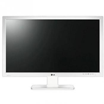 Monitor LG 27MB65PY de 27 pulgadas, Full HD, IPS, Blanco con Altavoces Integrados y Conexiones VGA, DVI-D, DisplayPort y USB