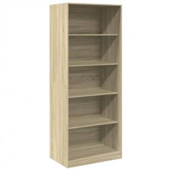 Armario de madera de ingeniería roble Sonoma 80x50x200 cm