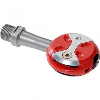 SpeedPlay Ultra Light Action Edelstahl Pedales, Unisex Adulto, Rojo, Talla única