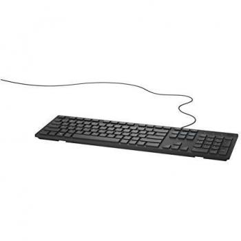 Teclado Dell KB216 QWERTY Danés Negro con Cable para PC/Servidor