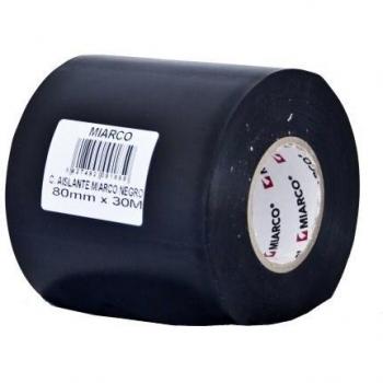 MIARCO 9185 - Cinta aislante de PVC Miarco M15 Negro 80mm x 30m x 0,15mm