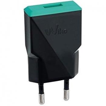 Cargador de Dispositivo Móvil Wiko WKPWAC1U1AS1 Negro con Interior Verde 1 mAh