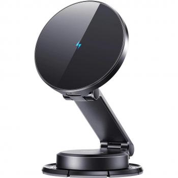 Soporte Magnético para Smartphone Joyroom JR-ZS408 con Cargador Inductivo de 15W - Negro