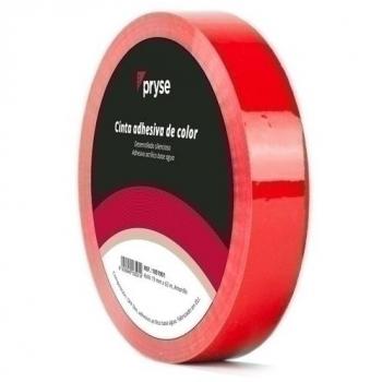 CINTA ADHESIVA PRYSE OPP 19x63 ROJO - Pack de 6 unidades