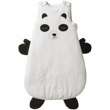 Vertbaudet Mono sin mangas Panda Mon Ami blanco blanco / negro Talla:0/6 M