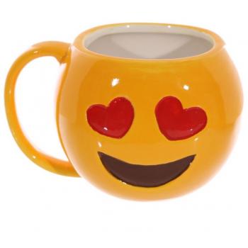 Dochsa Amor corazón Ojos OMG Emoji Taza