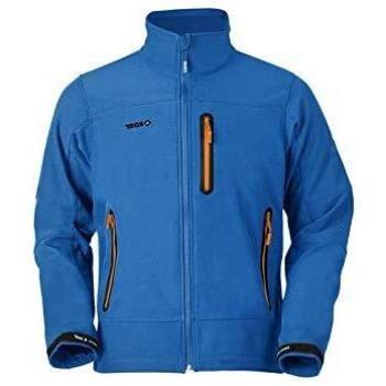 Izas Chanza Softshell, Hombre, Royal/Orange, 3XL