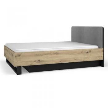 Cama con canapé 160x200 MELODY - Diseño moderno con cabecero acolchado